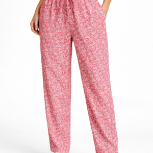 pantalón fibrana estampado floreado paquete x3