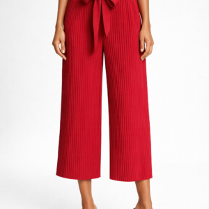 pantalones palazo plisado tobillero paquete x3