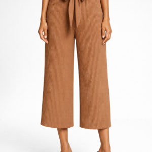 pantalones palazo plisado tobillero paquete x3