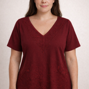 Blusa Bambula Bordado Paquete x3
